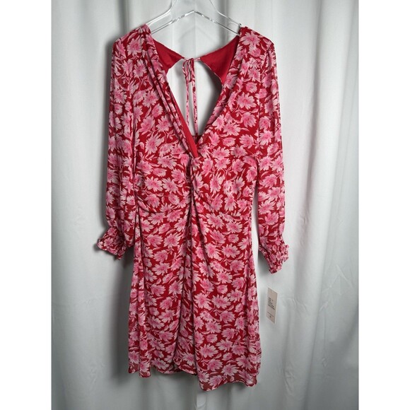 Julia Jordan Tie Back Floral Dress Sz 12 New - Picture 5 of 9